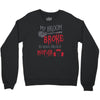 my broom broke so now i drive a mopar Crewneck Sweatshirt