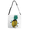 pineapple skateboarding Adjustable Strap Totes