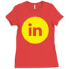 in Ladies Fitted T-Shirt