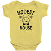 modest mouse rock band black hooded sweatshirt Baby Onesie