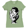 snow white Ladies Fitted T-Shirt
