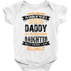 Super Cool Daddy Of A Freaking Awesome Daughter Baby Onesie