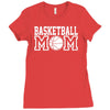 basketball mom Ladies Fitted T-Shirt