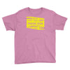 danger danger friend zone funny slogan Youth Tee