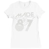 made in 1987 Ladies Fitted T-Shirt