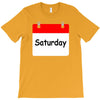 title of day of the week saturday day of the week T-Shirt