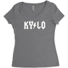 back in black Women's Triblend Scoop T-shirt