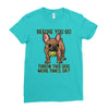 before you go Ladies Fitted T-Shirt