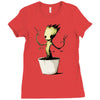 baby groot Ladies Fitted T-Shirt