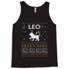 leo christmas ugly sweater Tank Top
