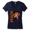 wear peach for  my [you can write any name] Women's V-Neck T-Shirt