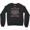 Dear Daddy, Thanks for Being my Dad Baby Boy Letter to Father Crewneck Sweatshirt