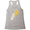 running we kick asphalt Racerback Tank