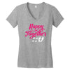 happy together Women's V-Neck T-Shirt