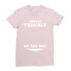 Double Trouble On The Way Ladies Fitted T-Shirt