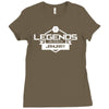 legends are born in january Ladies Fitted T-Shirt