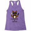 champagne and caviar Racerback Tank