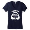 jaws inspired movie Women's V-Neck T-Shirt
