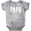 Papa Noun Definition Baby Onesie