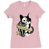 schrodinger cat tattoo Ladies Fitted T-Shirt