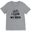 i love when my wife lets me buy another bike V-Neck Tee
