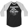 fishing is my cardio 3/4 Sleeve Shirt
