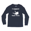 i support single moms stripper pole dancer funny saying Long Sleeve Shirts