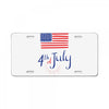 july 4th License Plate