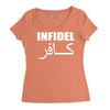 military army infidel Women's Triblend Scoop T-shirt