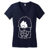 snow man Women's V-Neck T-Shirt