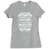 Super Cool Mother Of A Freaking Awesome Daughter Ladies Fitted T-Shirt