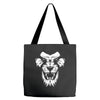angry lion Tote Bags