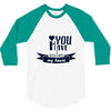 you have stolen my heart 3/4 Sleeve Shirt