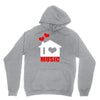 i love house music Hoodie