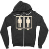 you me kleiner pimmel fun lustig Zipper Hoodie