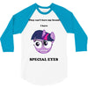 twilight has special eyes 3/4 Sleeve Shirt