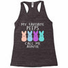 peeps bunnies Racerback Tank