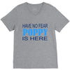 have no fear poppy is here V-Neck Tee