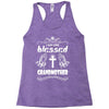 I Am One Blessed Grandmother Racerback Tank