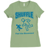 shuffle feel the movement Ladies Fitted T-Shirt