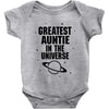 Greatest Auntie In The Universe Baby Onesie