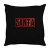 santa red glitter Throw Pillow