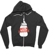 Milk Inside Zipper Hoodie