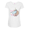 Forever Unicorn Maternity Scoop Neck T-shirt