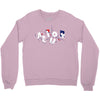 vowel party time Crewneck Sweatshirt