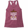i love you and tacos Racerback Tank