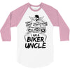You Cant Scare Me I am Biker Uncle 3/4 Sleeve Shirt