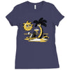 bummer summer Ladies Fitted T-Shirt