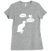 pussy chicken tshirt funny cat bird humor tee rooster Ladies Fitted T-Shirt