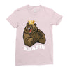 bear khabib Ladies Fitted T-Shirt